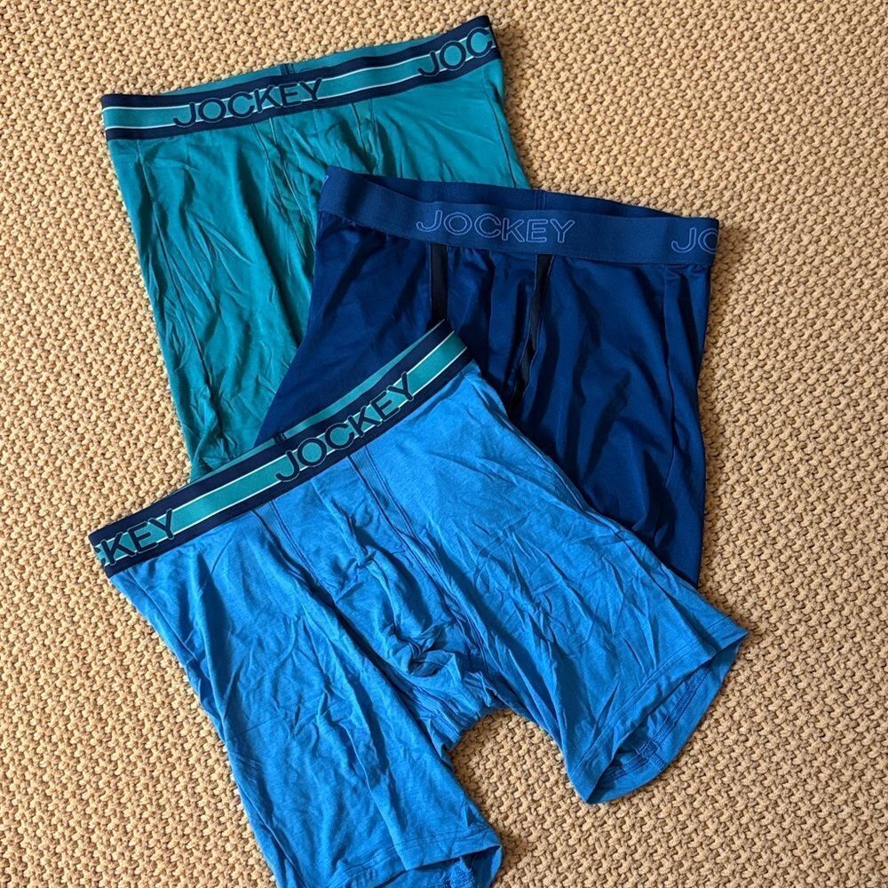 NWOB Jockey Men's 3 pairs Boxer Briefs -Infinate Cool Microfiber Size S
